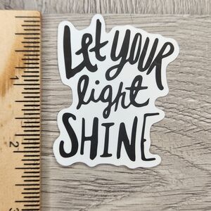 10/$10 Sticker Let Your Light Shine